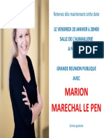 2016-12-01-Annonce Meeting Marion Maréchal Le Pen