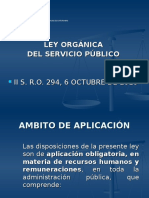 Ley Orgánica del Servicio Público Ecuadoriano (LOSEP