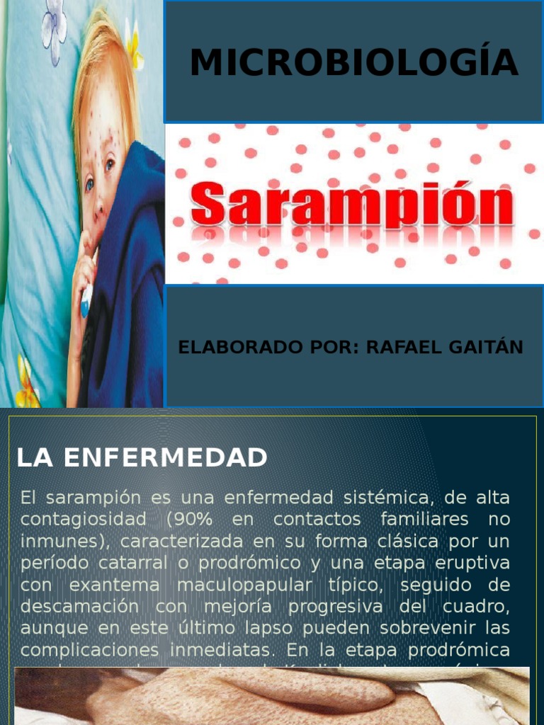 Sarampion Pdf Sarampión Virus
