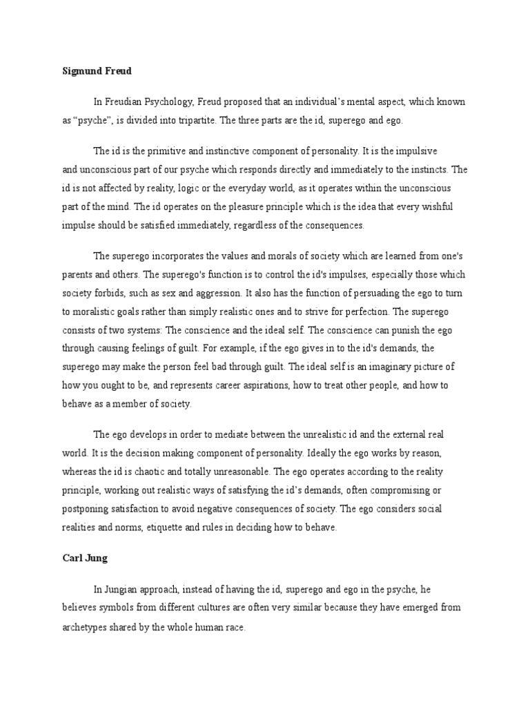 Shadow Shadow (Psychology) Id