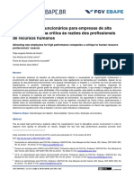 Atraindo Novos Funcionarios Para Empresas de Alta Performance