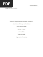 Download The Effects of Computer Addiction to the Academic Performances of  Mapua Institute of Technology First Year Students by philline_palana SN33515093 doc pdf