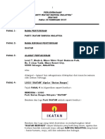 Ikatan Perlembagaan Parti Ikatan Malay Baru