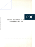 Primera Parte - Balance Económico de 1959 y Programa Para 1960