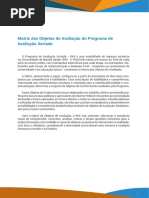 Matriz de Referência PAS 1° Etapa