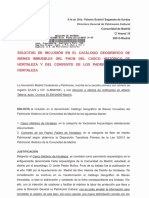 Solicitud de inclusión en el catálogo de bienes inmuebles del PHCM del Casco Histórico de Hortaleza y del Convento de los Padres Paules de Hortaleza