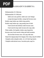 Lirik Rindu Madinah dan Rasulullah | PDF