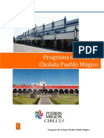 Programa de Trabajo Cholula Pueblo Magico PDF