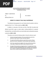 Cheatwood v. Aetna Life Insurance Company - Document No. 4