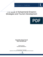 Master'S Thesis: The Study of Achaemenid Empire's Strategies and Tourism Development