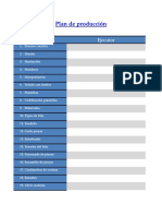 Plan de Producción