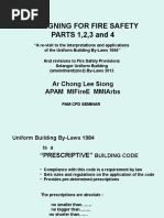 SCDF Fire Code: Means of Escape Guidelines | PDF | Stairs | Fire Safety