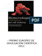 Biotecnología en El Menú