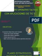 Planeamiento Operativo Tactico Con Aplicaciones de Tics