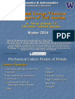 Fatigue and Damage Tolerance Requirements of Civil Aviation: Winter 2014