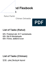 Tasks and Flexbook Creation: Rahul Parikh Chiman Delwadia