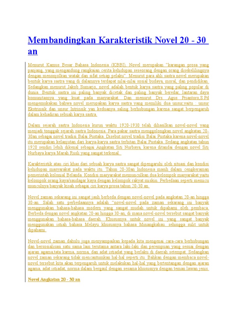 Unsur Intrinsik Novel Apa Dayaku Karena Aku Seorang