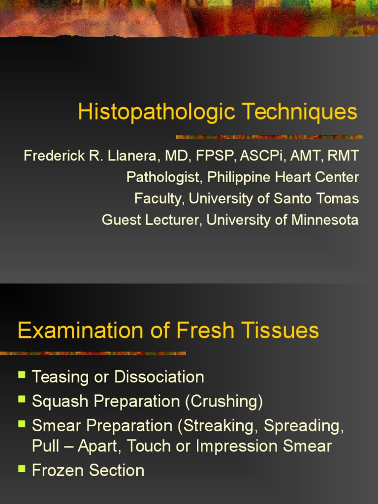 123279662 Histopathologic Techniques Fixation (Histology