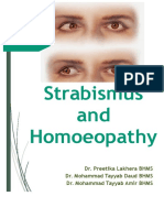 Strabismus and Homoeopathy