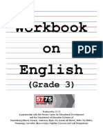 Workbook On English English: (Grade 3)