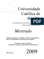 Mediação Pedagógica em Ambientes Virtuais de Aprendizagem A Partir Da Complexidade e Do Pensamento Ecossistêmico