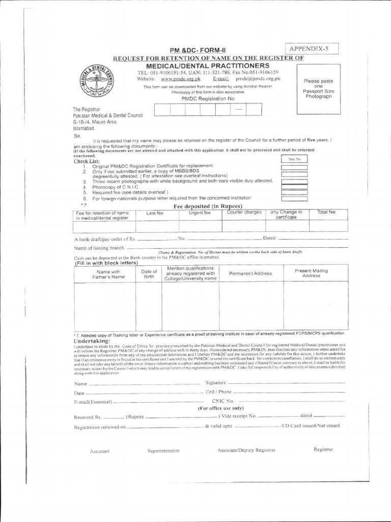 PMDC Registration Renewal Process | PDF | Business