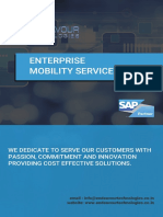 Endeavour Mobile App Brochure