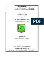 Case Report Psychiatric Medical Degree: By: M. Ryan Ramadhan P.275 Yofen Dhamigus P.281
