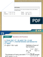 1 - 6 Function - Operations - and - Composition - of - Functions