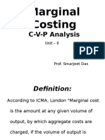 Marginal Costing (CVP Analysis) Unit II