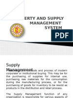 Property and Supply Management System
