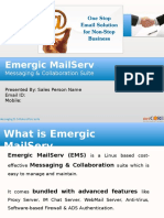 Emergic Mailserv: Messaging & Collaboration Suite