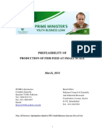 Prefeasibility of Production of Fish Feed at Small Scale: March, 2014