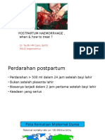 Postpartum Haemorrhage ,