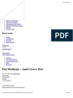 Pat Metheny - and I Love Her PDF
