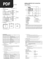 MK300A & MK300EA Earth Leakage Relay User's Manual