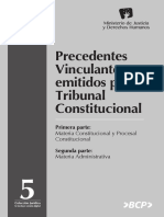 Compendio Precedentes Vinculantes Tomo I