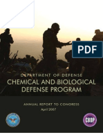 Chemical and Biological Defense Programme Report To Congress 2007