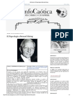 InfoCaótica- El Papa Elogia a Bernard Häring