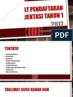 Taklimat Pendaftaran & Orientasi Tahun 1