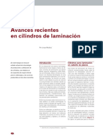 Avances recientes en cilindros de laminación