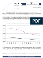 Taxa de Juro Manteve Tendência Decrescente e Prestação Média Manteve Valor