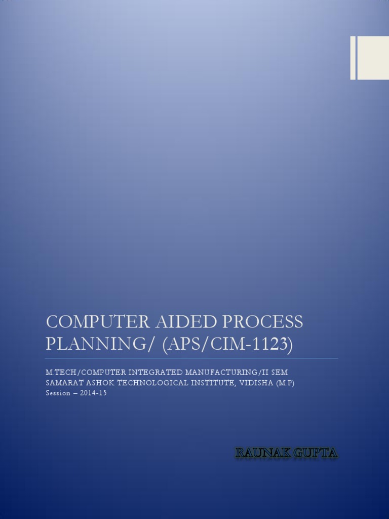Edge Features and Contrast in CAPP | PDF | Engineering Tolerance ...
