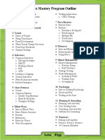 Forex Mastery Outline