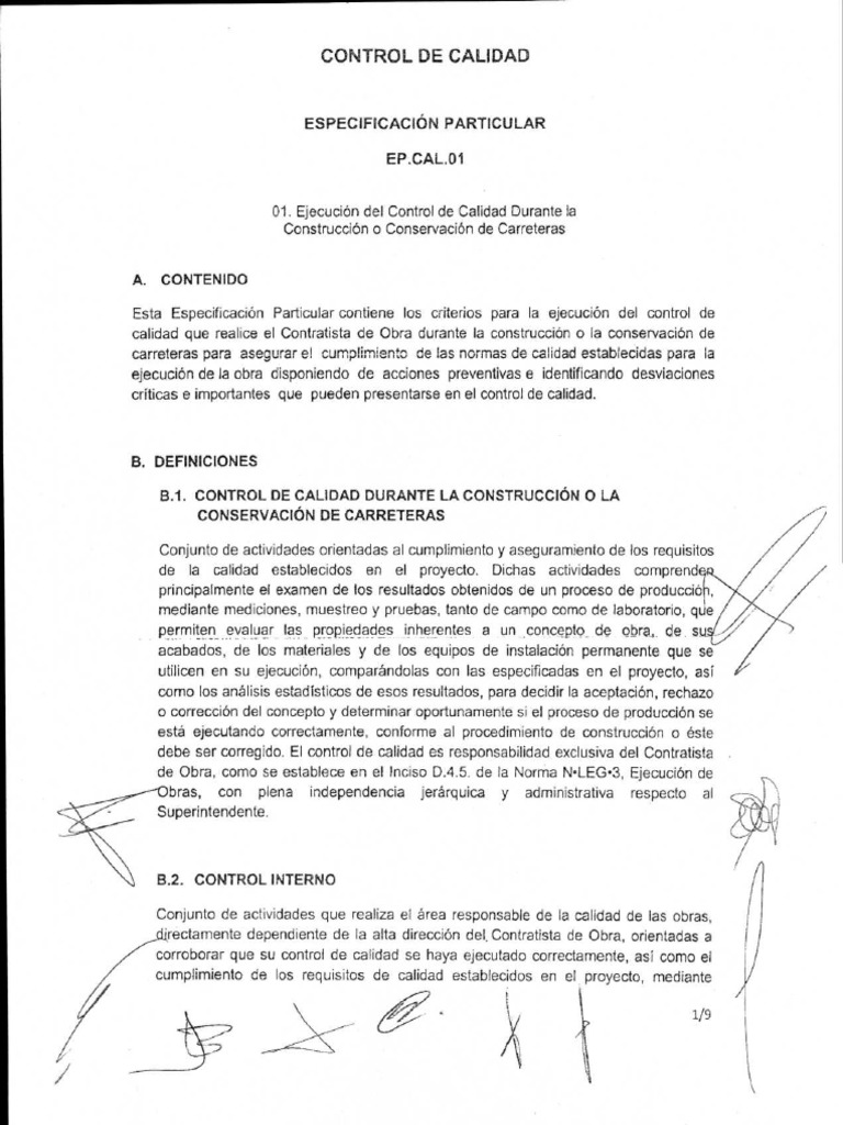 Control de Calidad en Carreteras | PDF | Muestreo (Estadísticas ...
