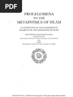 Prof Al Attas Prolegomena To The Metaphysics Of Islam