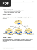 IS-IS Lab: Topology of Module 1