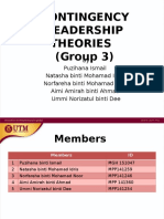 Group 3 - Contigency Model Theories Presentation