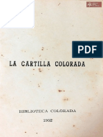La Cartilla Colorada. Biblioteca Colorada año 1952