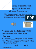 Think Outside of The Box With TAKS Stems and Graphic Organizers